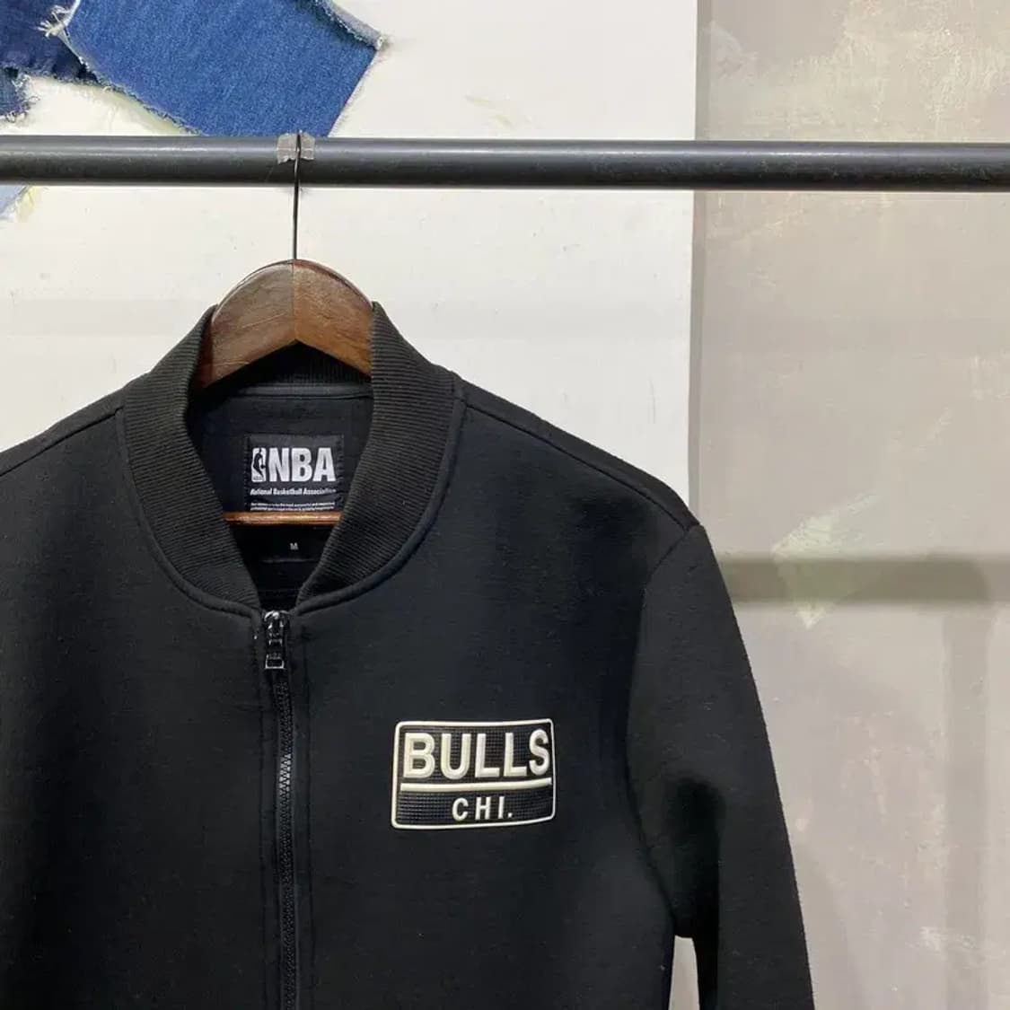 (95) NBA 시카고불스 캐주얼 블루종 자켓 상품이미지3