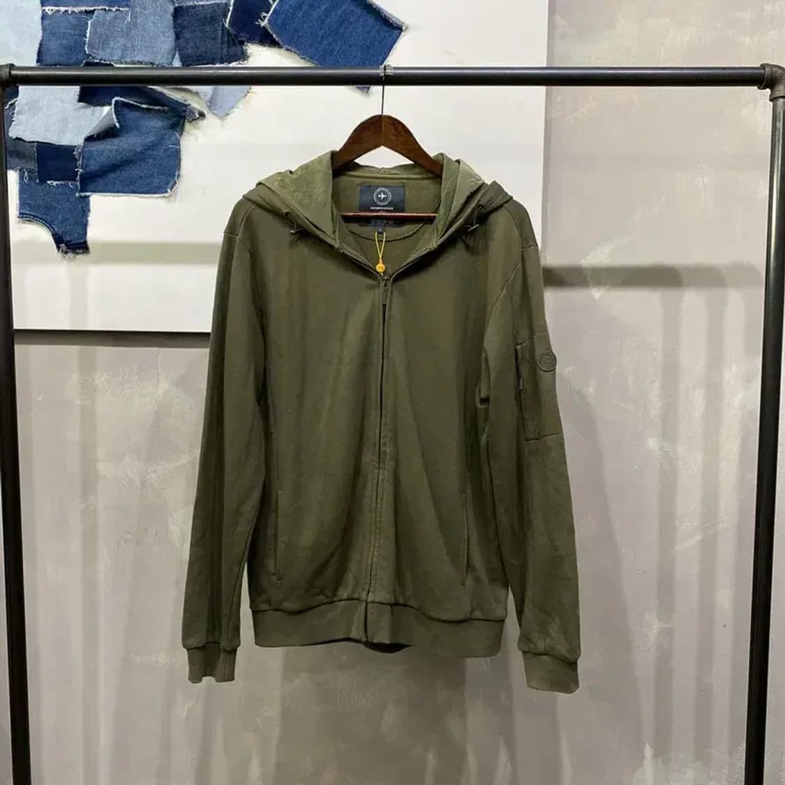 (105) 만다리나덕 빈티지 캐주얼 후드집업 자켓 상품이미지1