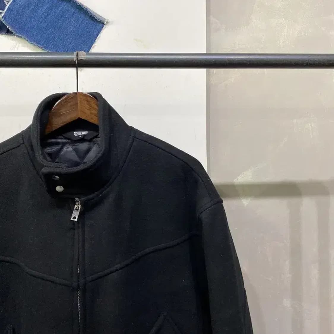 (105) 트릴리온 스트릿 울 엘보우패치 투웨이 해링턴 자켓 상품이미지3