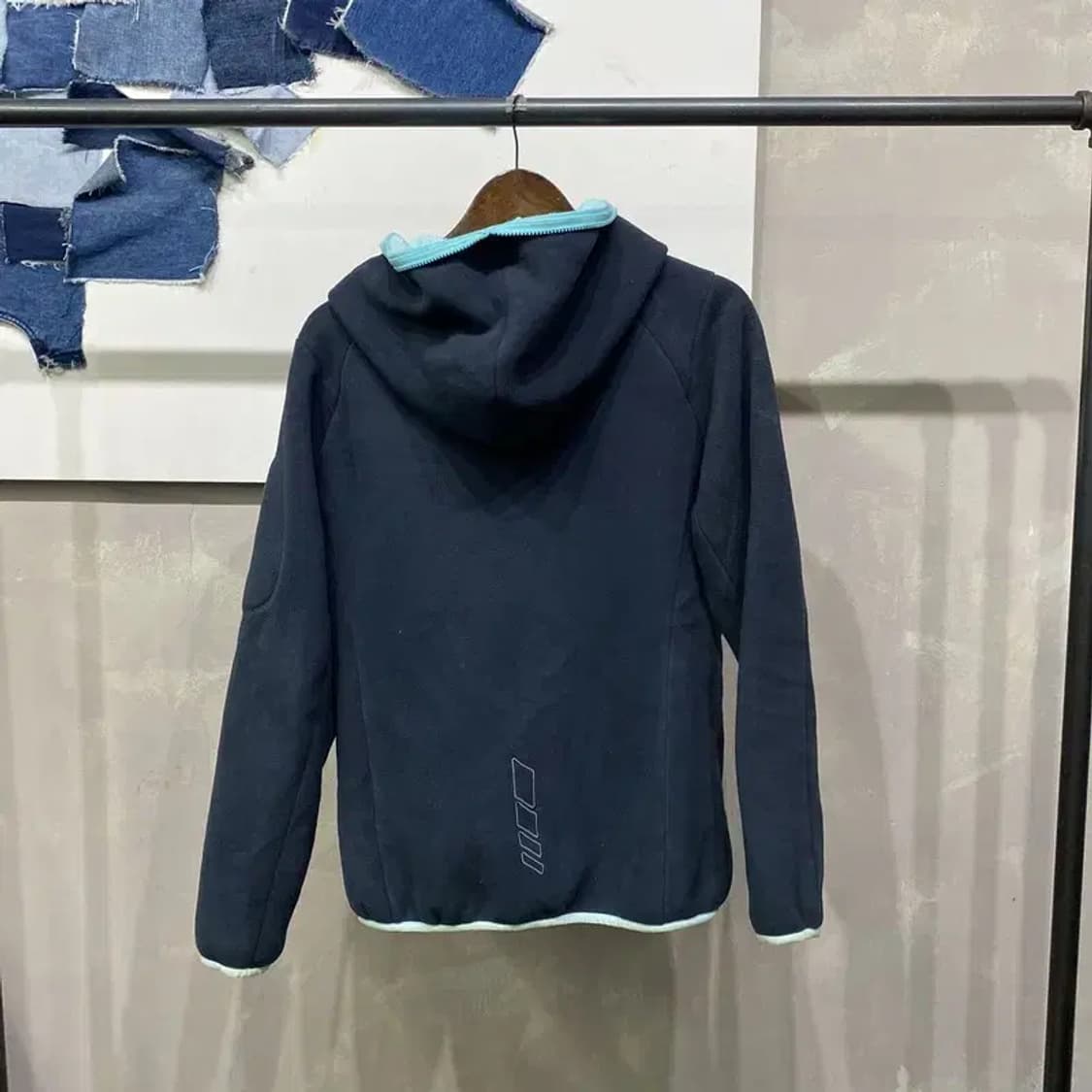 (100) 데상트 캐주얼 양털 기모 후리스 후드집업 자켓 상품이미지4