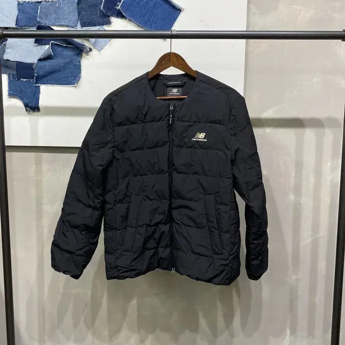 (100) 뉴발란스 캐주얼 구스다운 거위털 경량패딩 상품이미지1