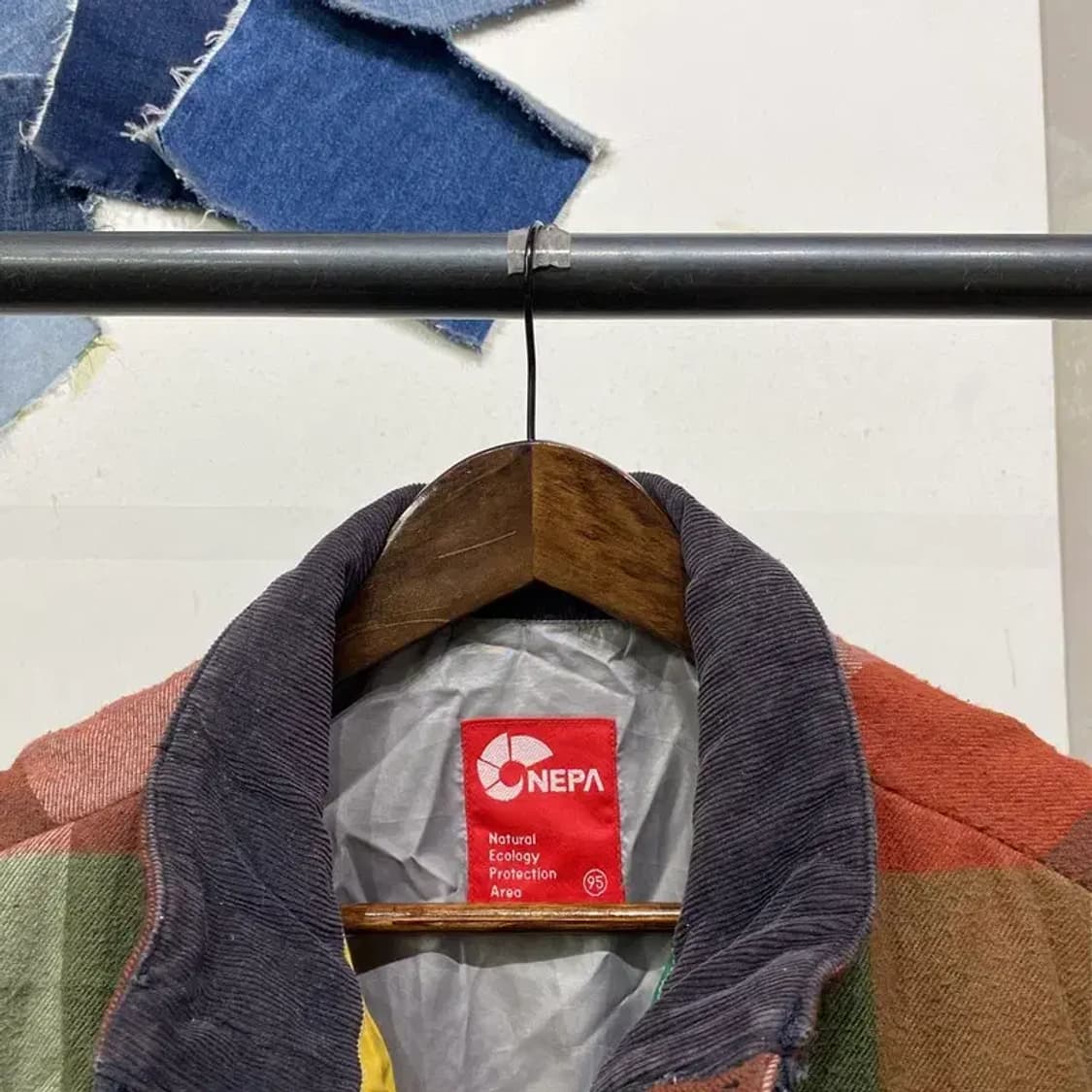 (95) 네파 등산 아웃도어 체크 방풍 조끼 베스트 자켓 상품이미지2