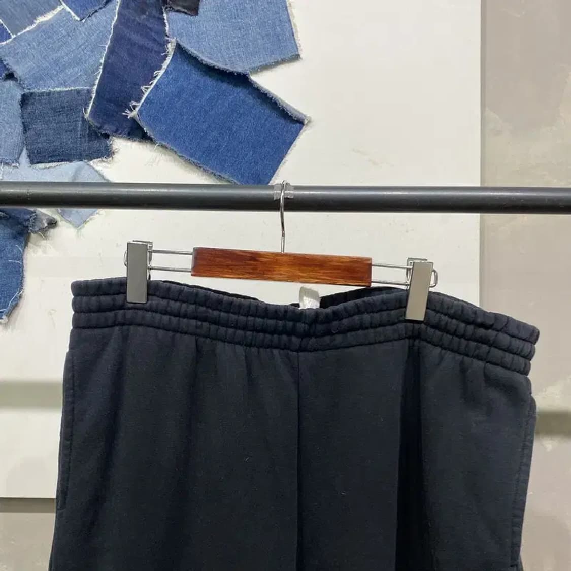 (빅사이즈) 리복 스포츠 밴딩 기모 조거팬츠 운동바지 상품이미지2