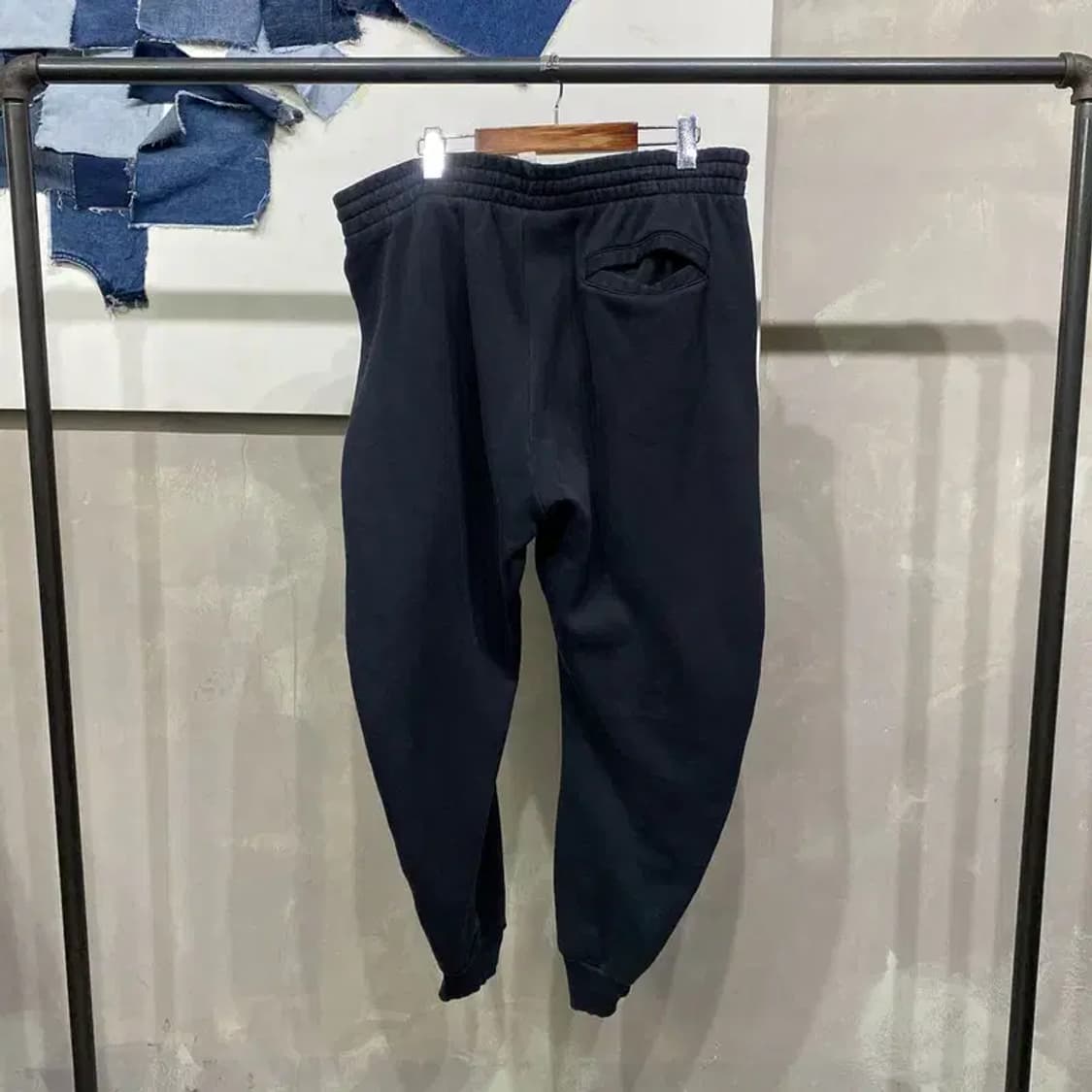 (빅사이즈) 리복 스포츠 밴딩 기모 조거팬츠 운동바지 상품이미지3