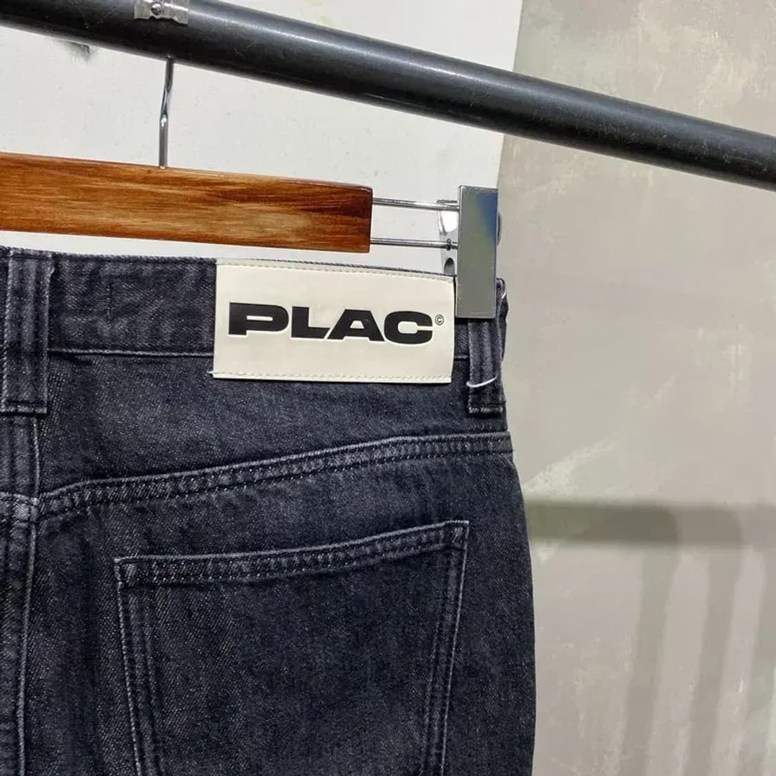 (30인치) 플랙진 캐주얼 흑청바지 블랙진 데님팬츠 상품이미지4