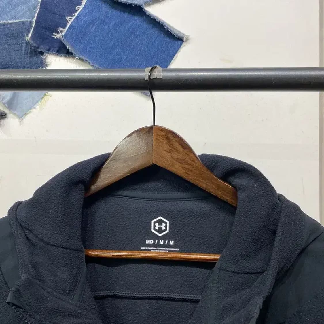 (95) 언더아머 헬스 운동 후리스 후드집업 자켓 상품이미지2