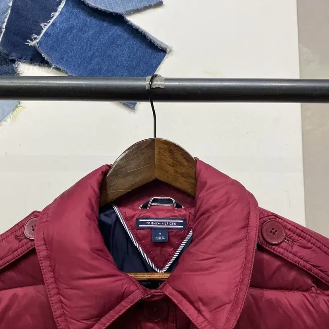 (95) 타미힐피거 여성 클래식 캐주얼 벨티드 롱 경량패딩 상품이미지2