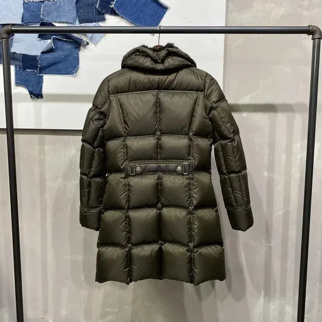 (90) 루이까스텔 여성 골프 덕다운 오리털 퀼팅 롱패딩 상품이미지4