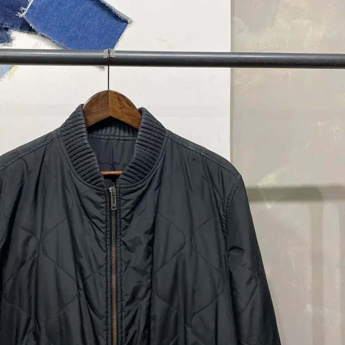 (95) 에르메네질도 제냐 명품 캐시미어 퀼팅 블루종 자켓 상품이미지3