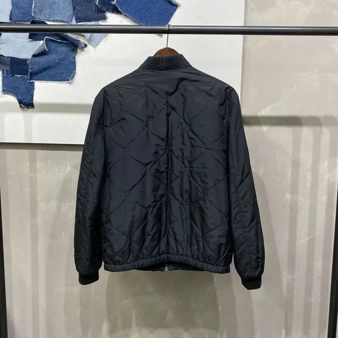 (95) 에르메네질도 제냐 명품 캐시미어 퀼팅 블루종 자켓 상품이미지4