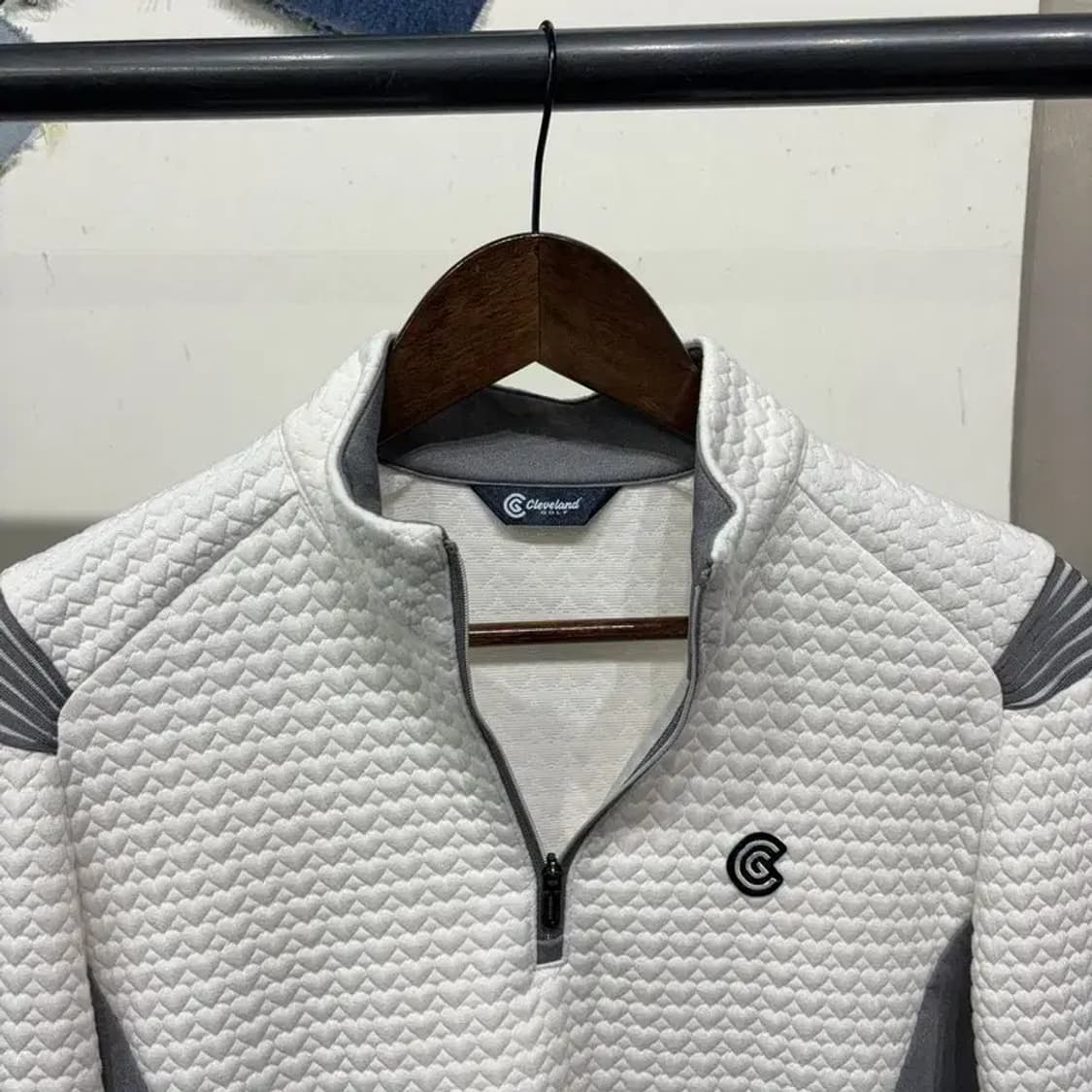 (100) 클리브랜드 여성 골프 기능성 반집업 긴팔 티 상품이미지2