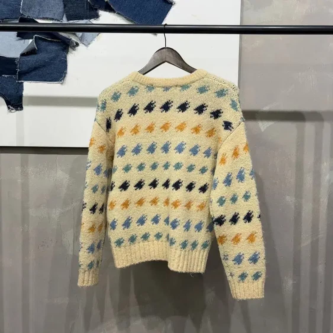 (90) 에잇세컨즈 여성 캐주얼 패턴 울 니트 상품이미지2