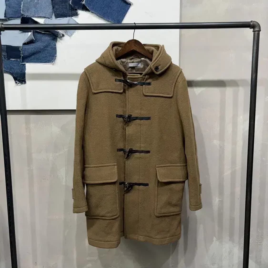 (100) 유니클로 캐주얼 클래식 울 떡볶이 코트 상품이미지1