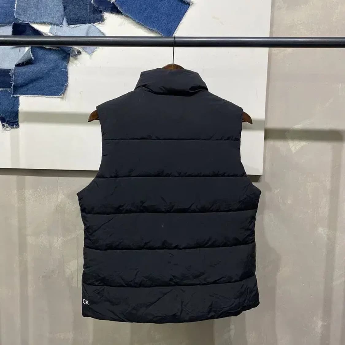 (90) 캘빈클라인 CK 캐주얼 양털 기모 패딩 조끼 상품이미지4