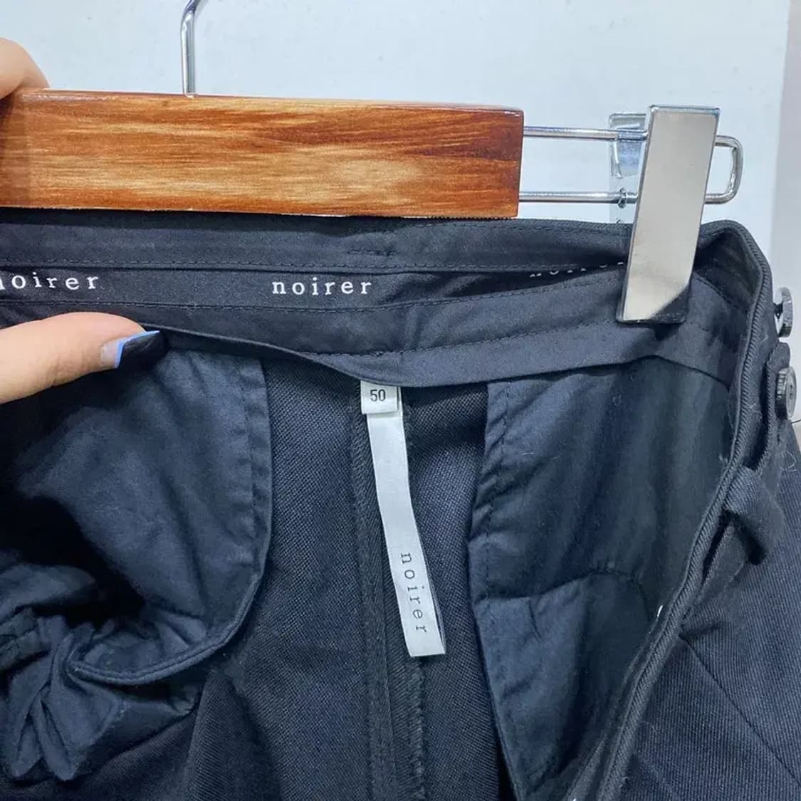 (33인치) 노이어 캐주얼 투턱 울 슬랙스 바지 팬츠 상품이미지4