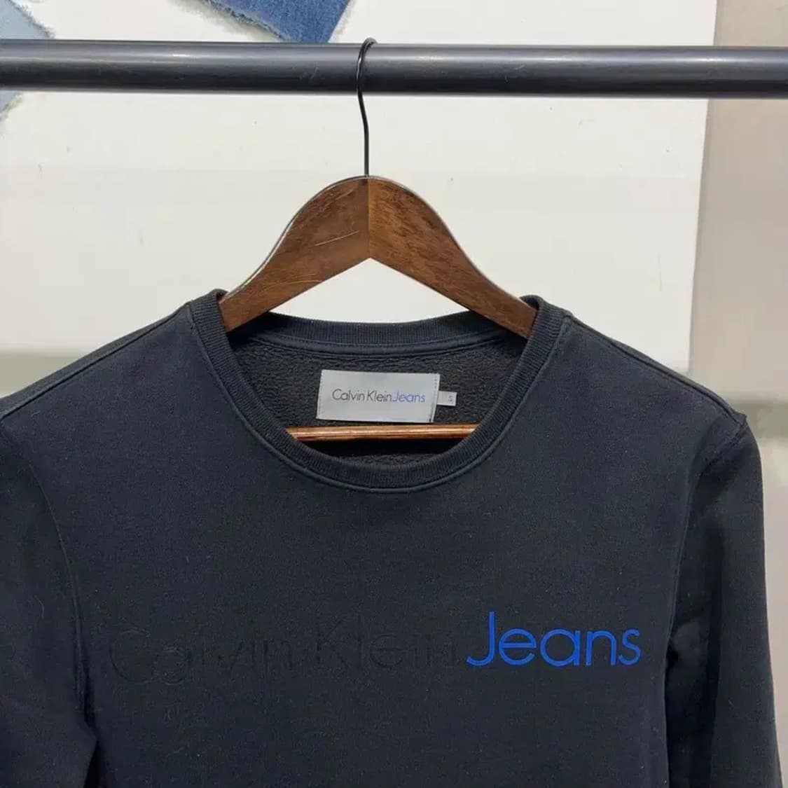 (90) 캘빈클라인 CK 캐주얼 기모 프린팅 맨투맨 긴팔 티 상품이미지2