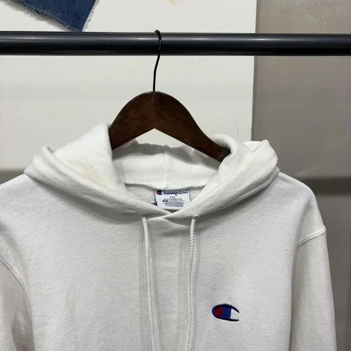 (90) 챔피온 캐주얼 스트릿 기모 자수 후드티 상품이미지2