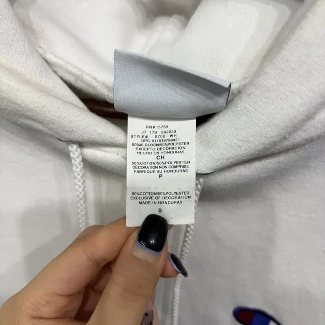 (90) 챔피온 캐주얼 스트릿 기모 자수 후드티 상품이미지4