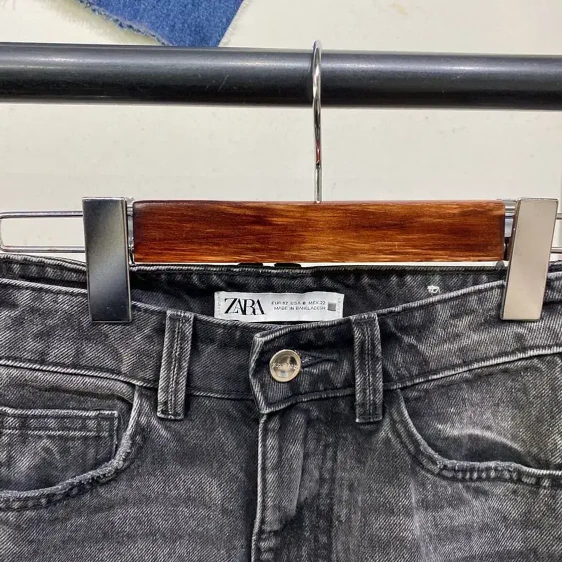 (23인치) 자라 ZARA 여성 흑청바지 데님팬츠 상품이미지2