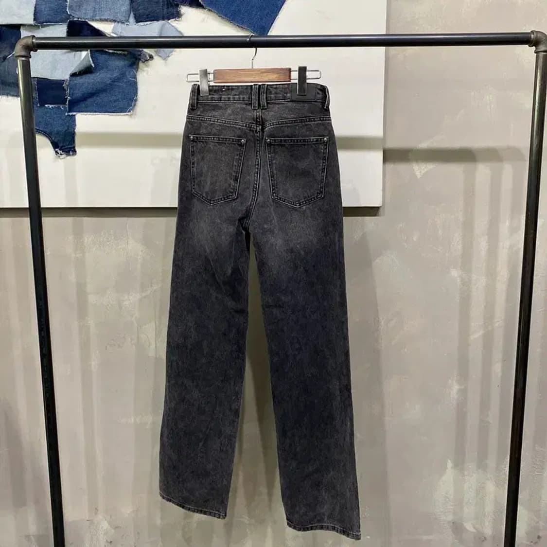(23인치) 자라 ZARA 여성 흑청바지 데님팬츠 상품이미지3
