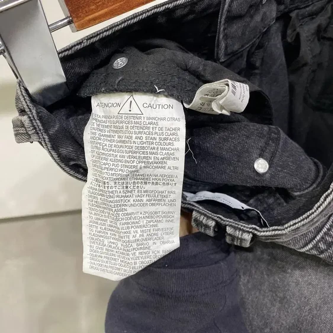 (23인치) 자라 ZARA 여성 흑청바지 데님팬츠 상품이미지4