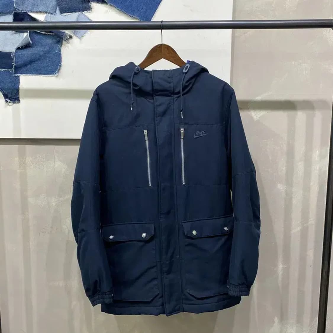 (105) 나이키 캐주얼 구스다운 후드 돕바 패딩 점퍼 상품이미지1