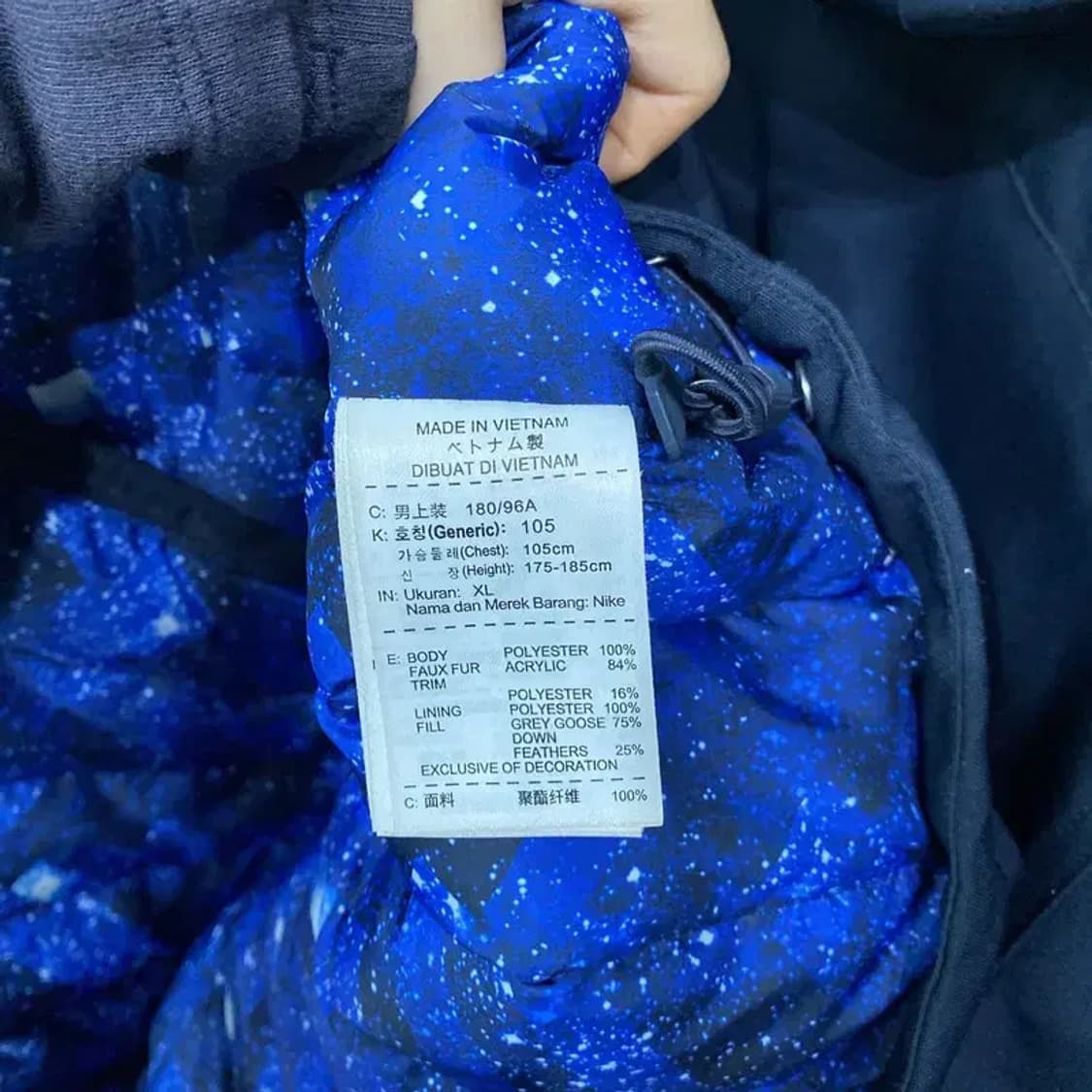 (105) 나이키 캐주얼 구스다운 후드 돕바 패딩 점퍼 상품이미지4