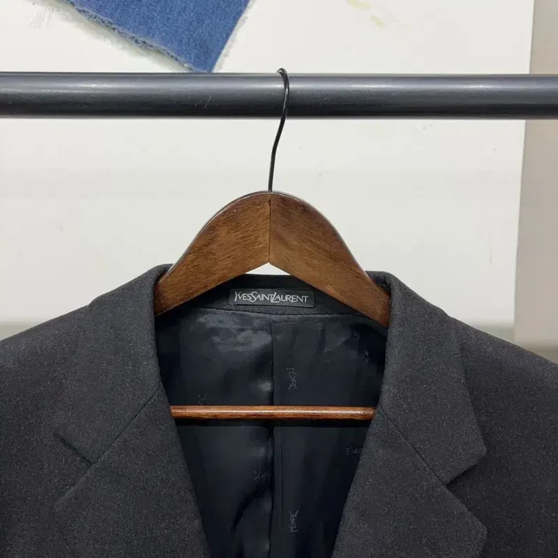 (100) 입생로랑 빈티지 울 블레이저 자켓 상품이미지2