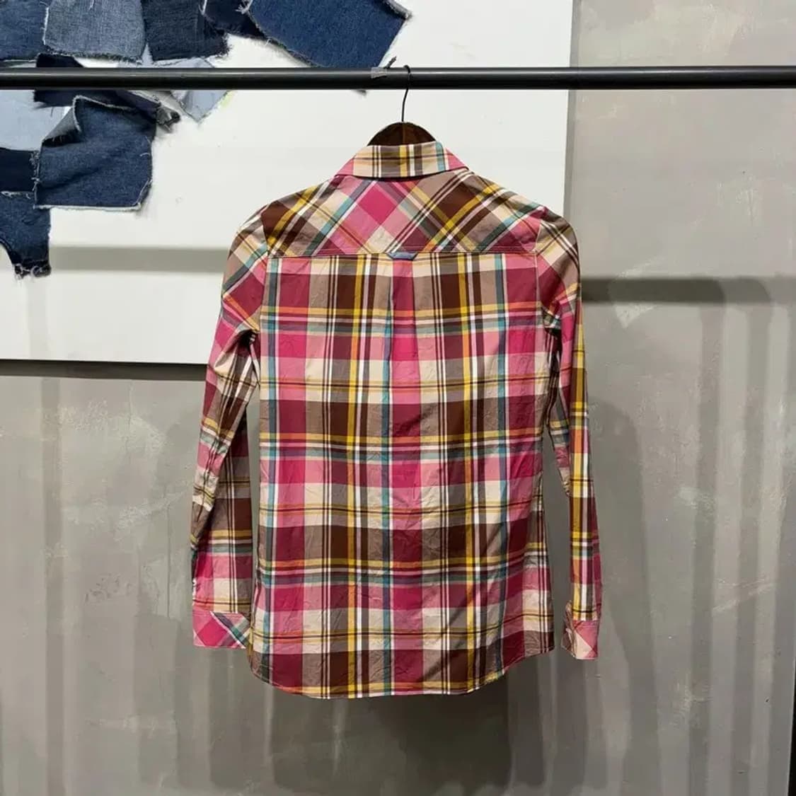 (85) 헤지스 여성 캐주얼 클래식 체크 셔츠 남방 상품이미지4