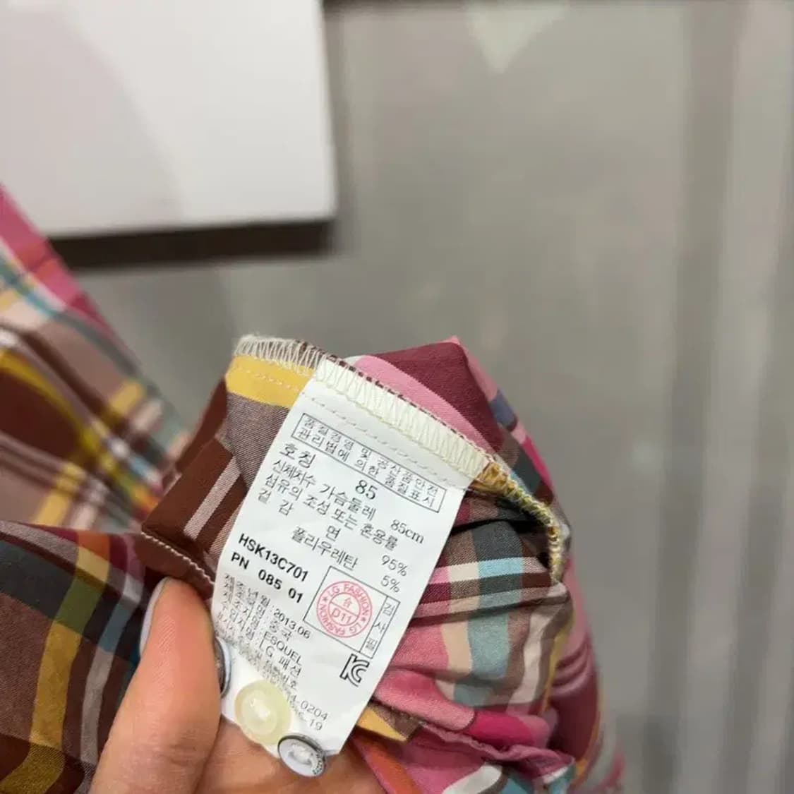 (85) 헤지스 여성 캐주얼 클래식 체크 셔츠 남방 상품이미지5