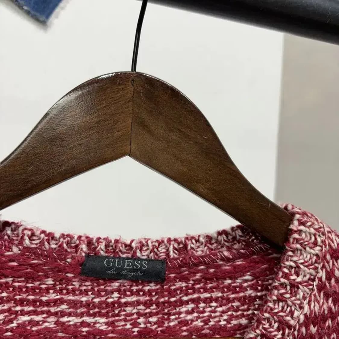 (90) 게스 캐주얼 에스닉 울 브이넥 니트 상품이미지2