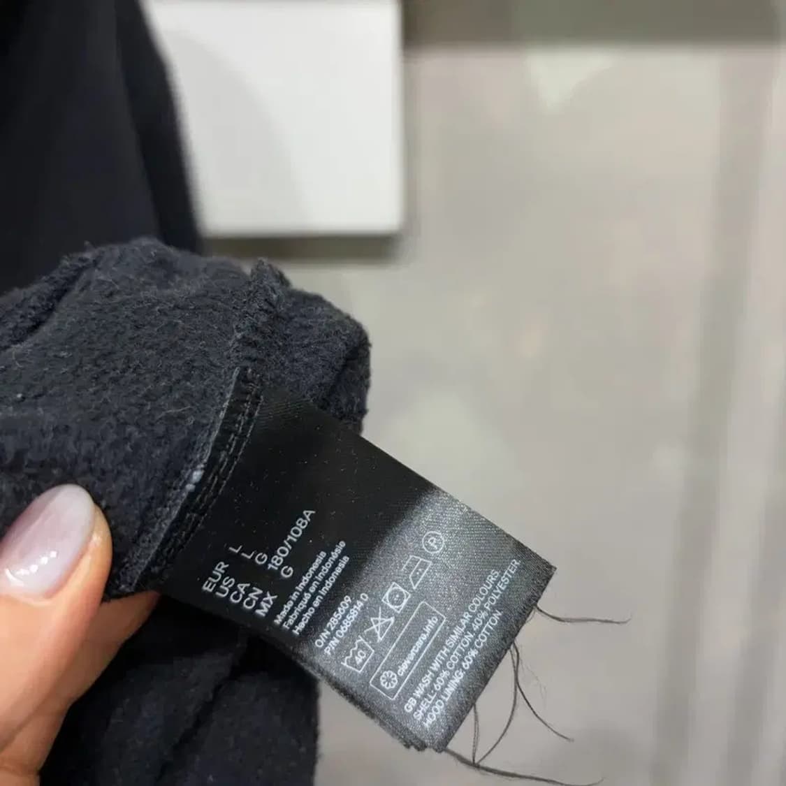 (105) H.M 흐앤므 캐주얼 기모 후드티 상품이미지5