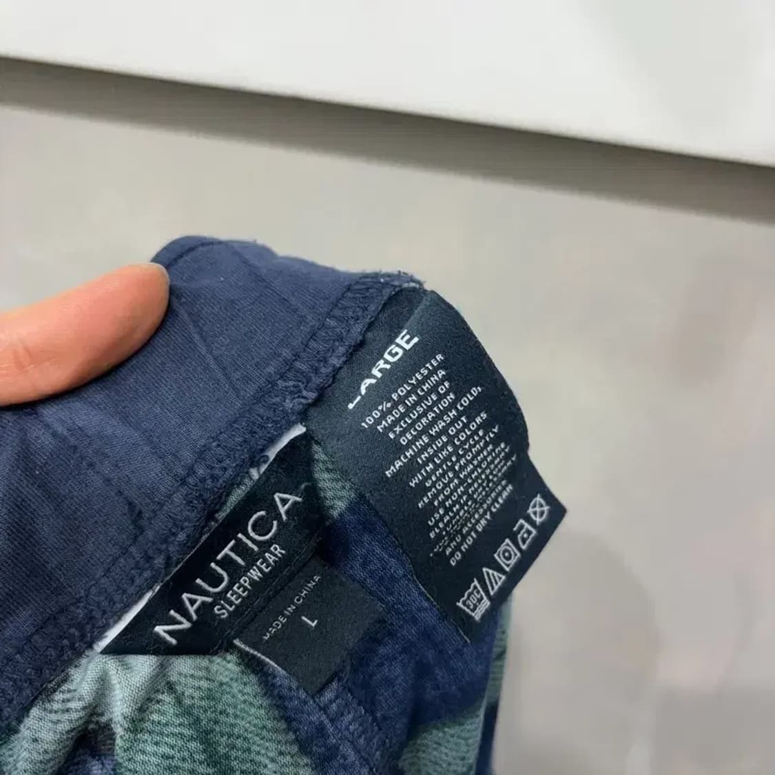 (빅사이즈) 노티카 캐주얼 빅사이즈 체크 밴딩 바지 상품이미지6