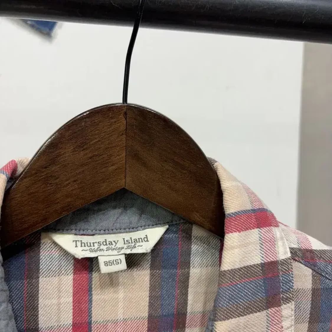 (85) 써스데이아일랜드 여성 캐주얼 체크 셔츠 남방 상품이미지2