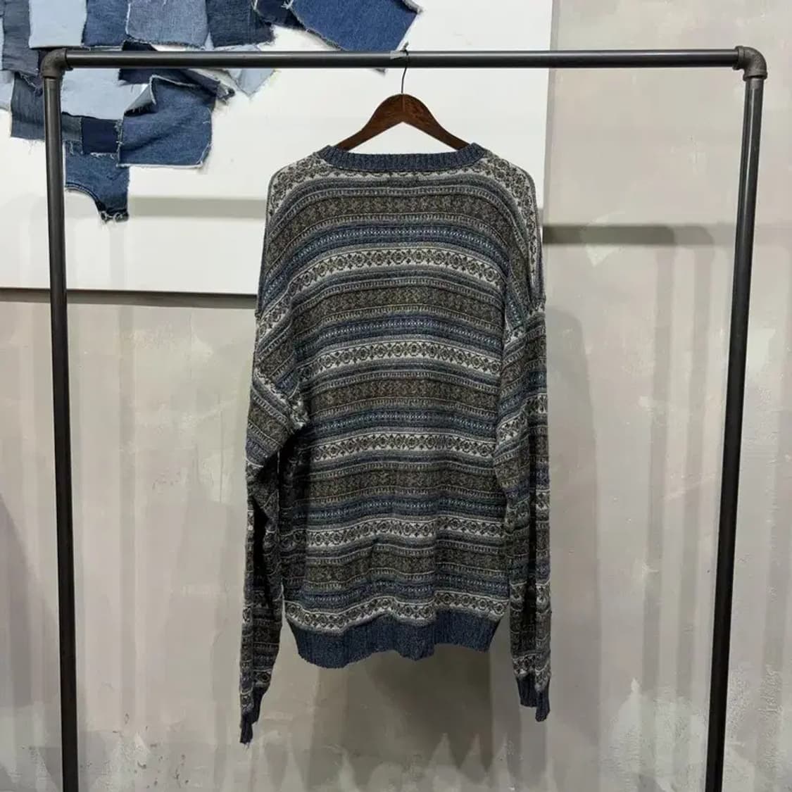 (빅사이즈) 세인트존스베이 빈티지 빅사이즈 에스닉 니트 상품이미지4