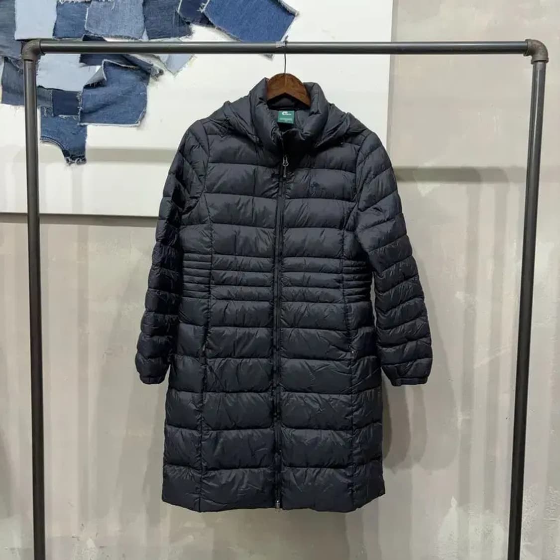 (95) 코오롱스포츠 여성 아웃도어 구스다운 거위털 롱패딩 상품이미지1