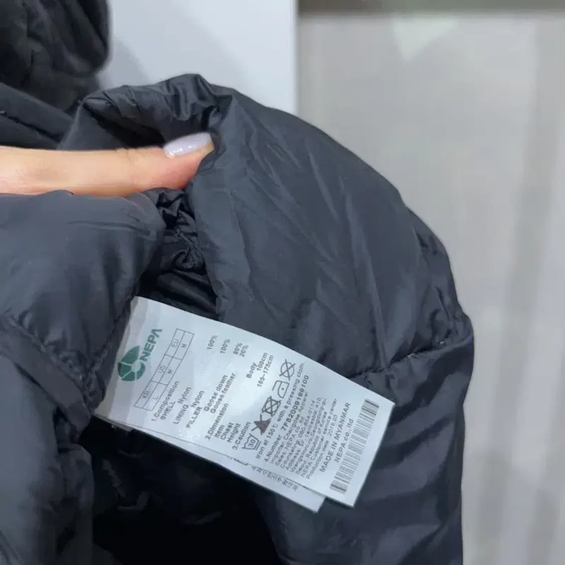 (95) 코오롱스포츠 여성 아웃도어 구스다운 거위털 롱패딩 상품이미지5