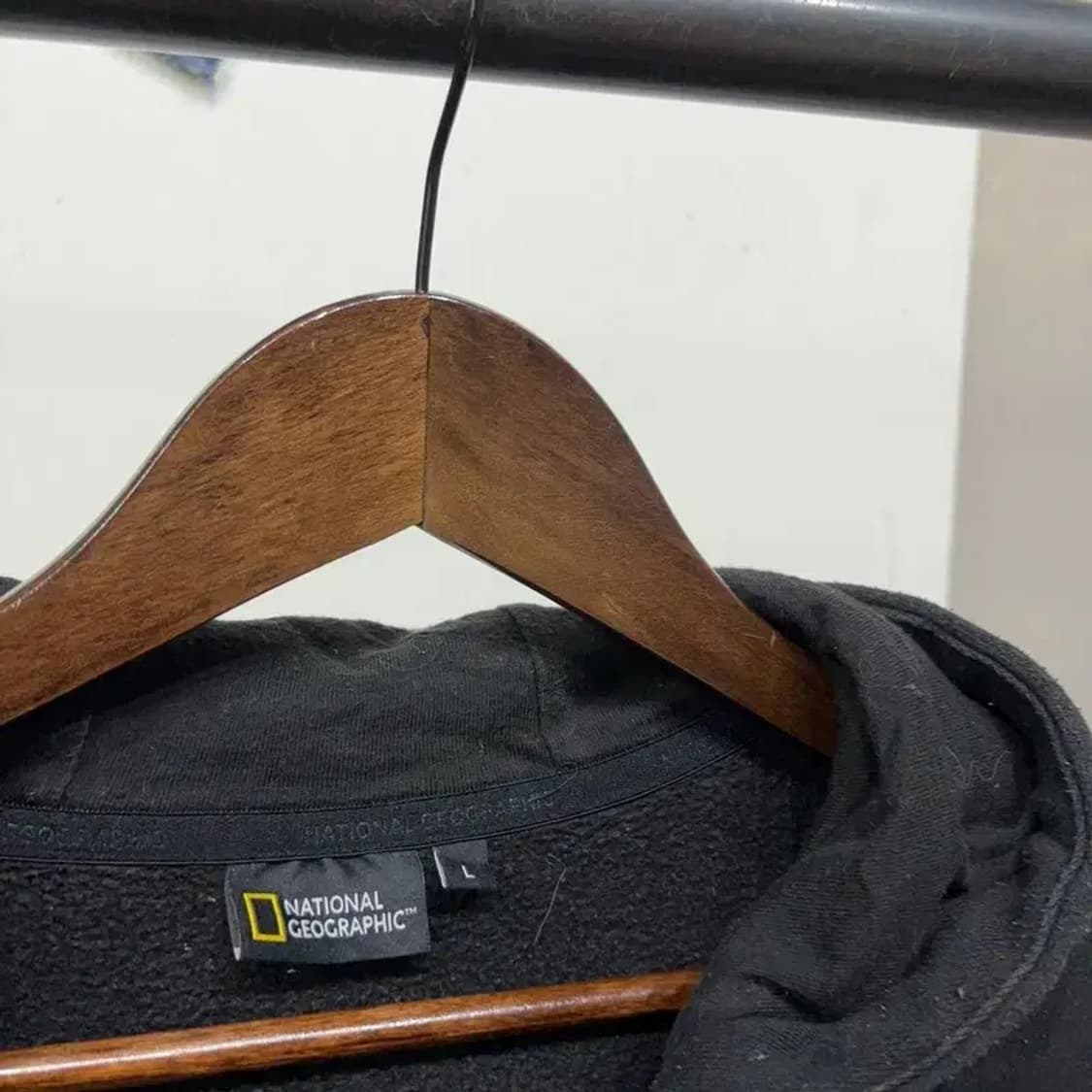 (100) 내셔널지오그래픽 캐주얼 기모 자수 후드집업 자켓 상품이미지2