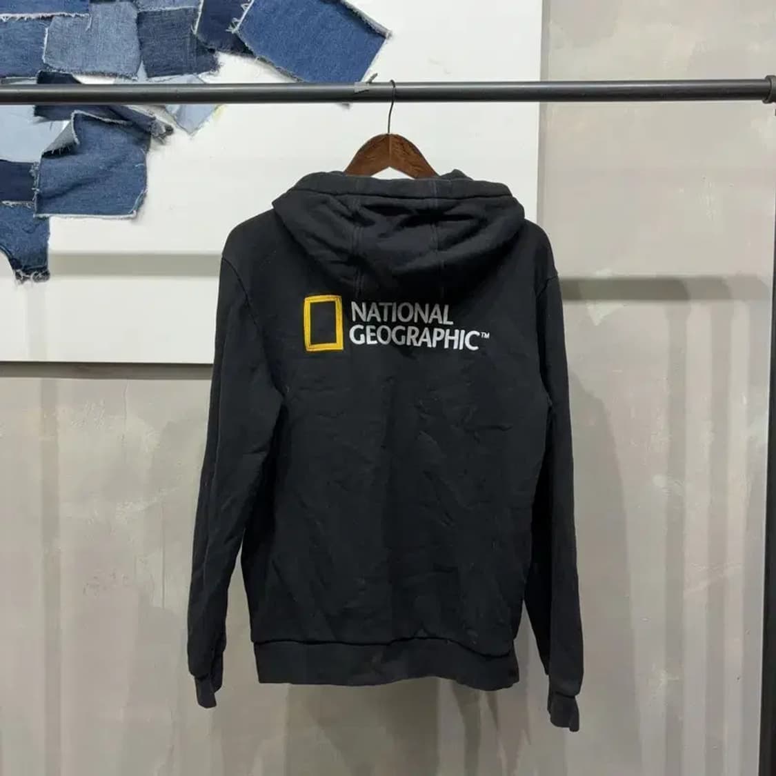 (100) 내셔널지오그래픽 캐주얼 기모 자수 후드집업 자켓 상품이미지4