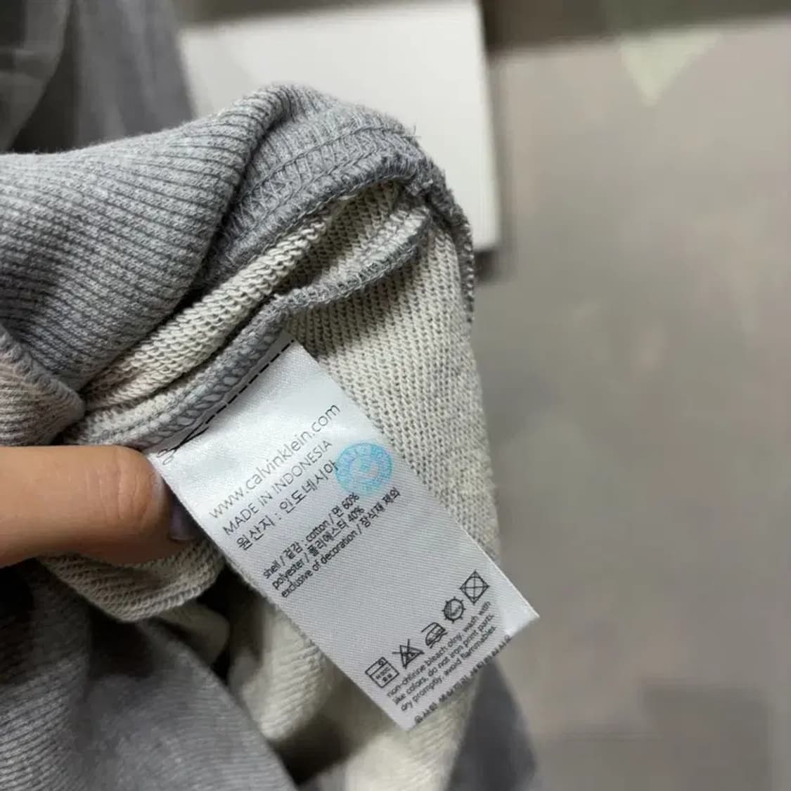 (90) 캘빈클라인 CK 캐주얼 자수 로고 후드티 상품이미지5