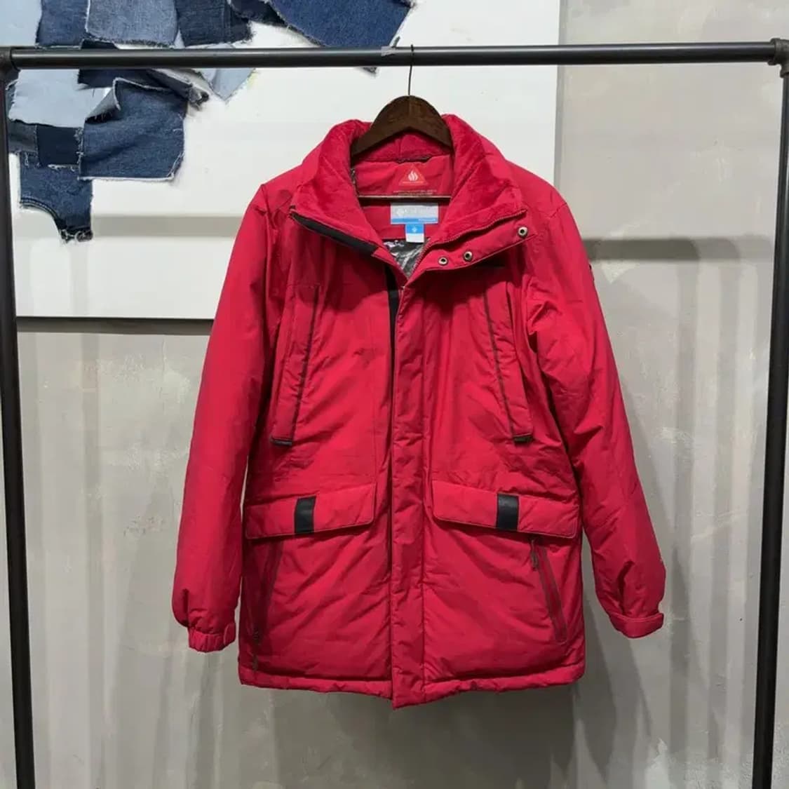 (100) 콜롬비아 등산 옴니히트 구스다운 거위털 패딩 자켓 상품이미지1