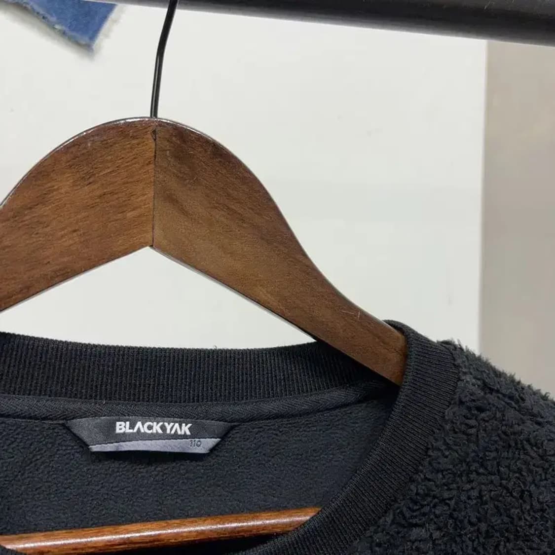 (110) 블랙야크 캐주얼 후리스 기모 맨투맨 긴팔 티 상품이미지2