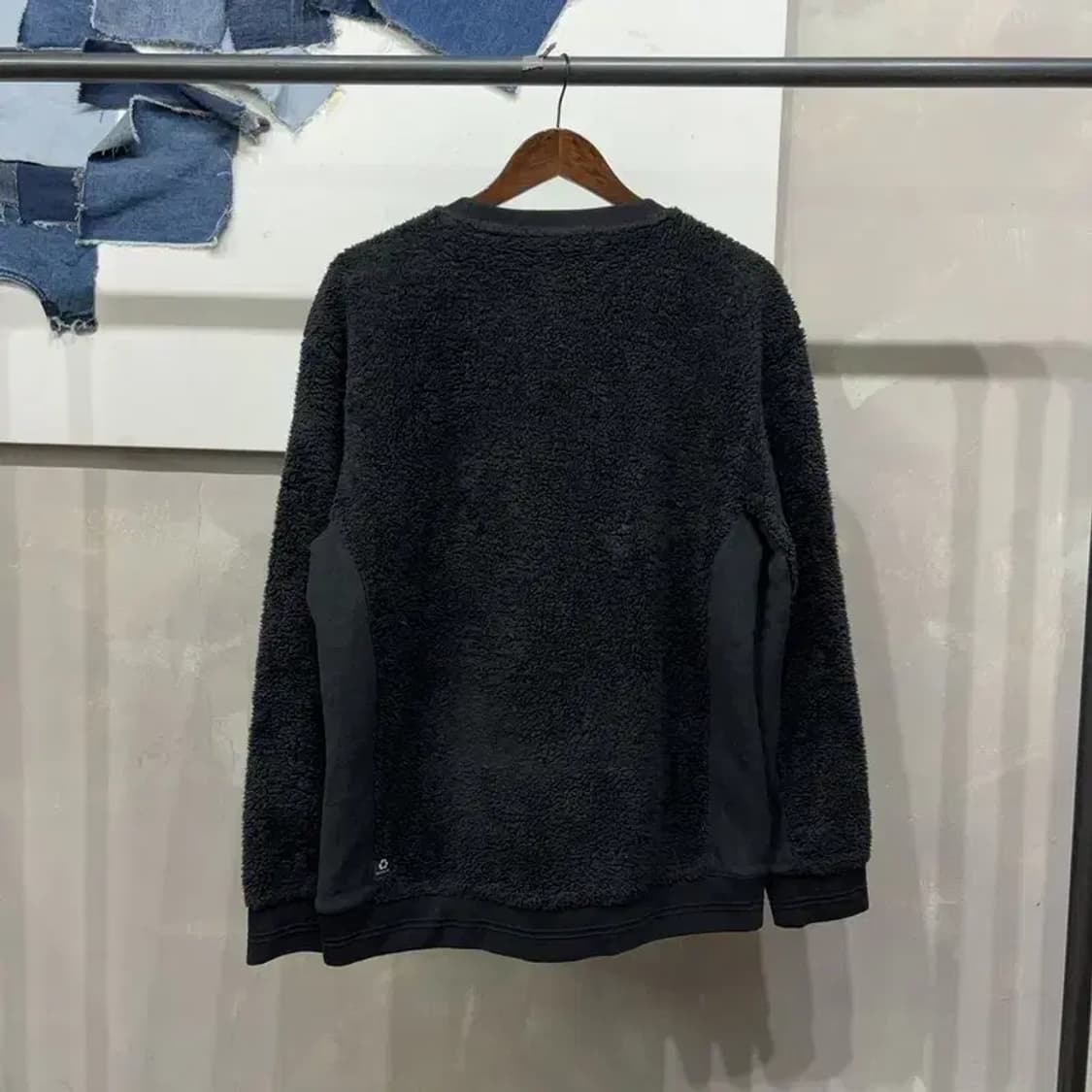 (110) 블랙야크 캐주얼 후리스 기모 맨투맨 긴팔 티 상품이미지4