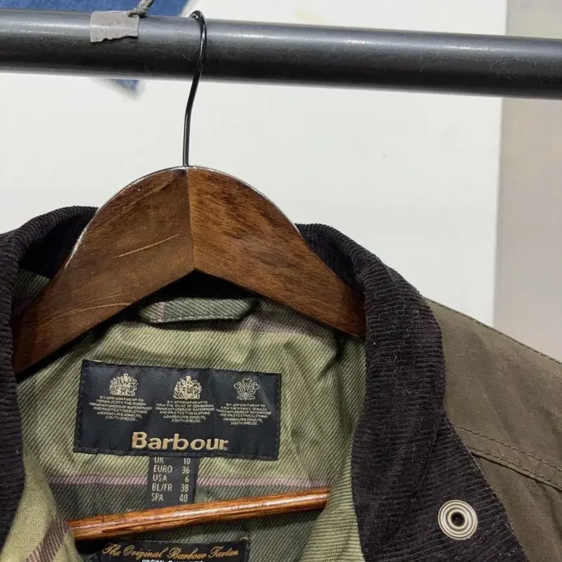 (95) 바버 여성 워크웨어 헌팅 왁스 자켓 상품이미지2