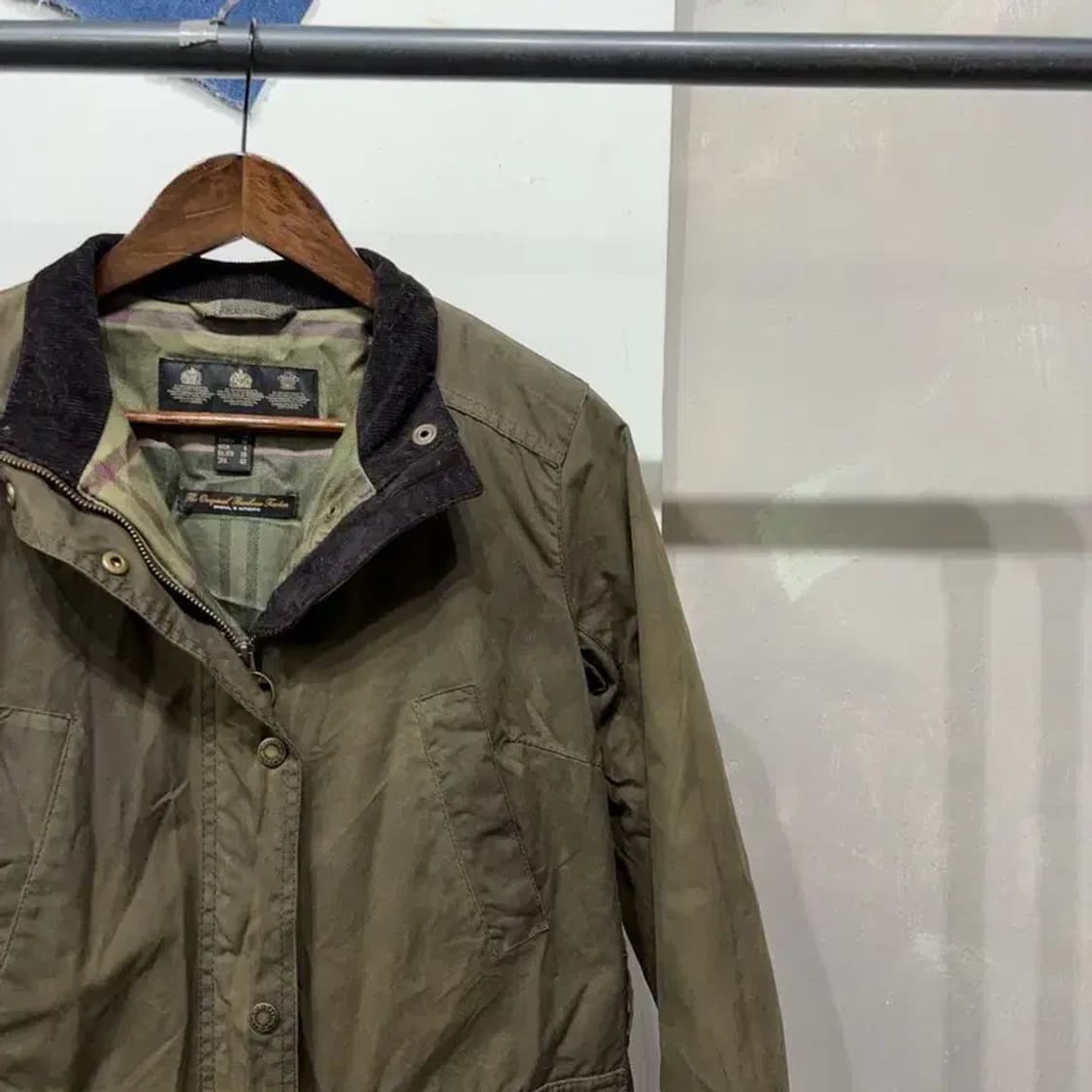 (95) 바버 여성 워크웨어 헌팅 왁스 자켓 상품이미지3