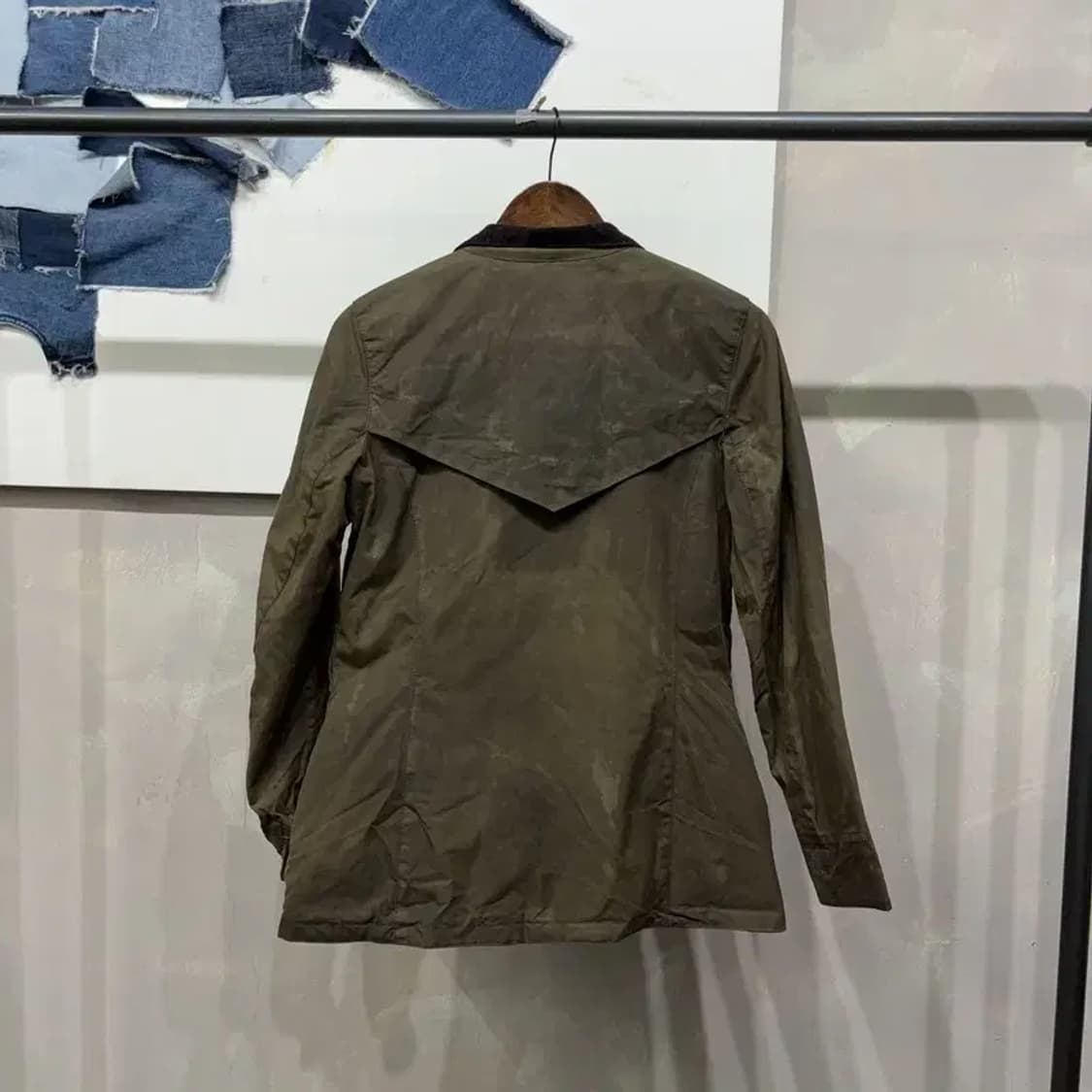 (95) 바버 여성 워크웨어 헌팅 왁스 자켓 상품이미지4