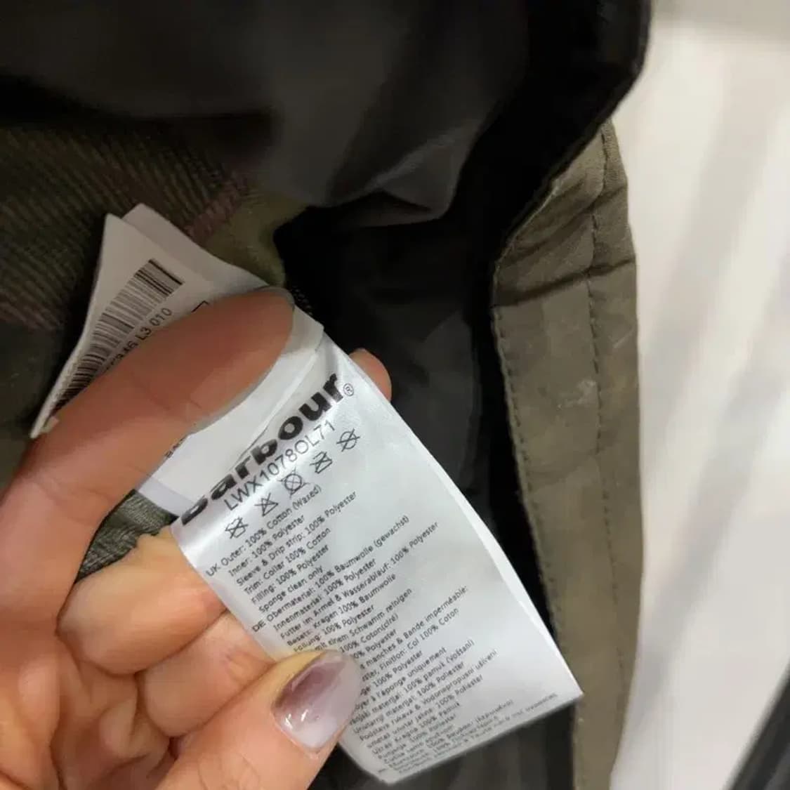 (95) 바버 여성 워크웨어 헌팅 왁스 자켓 상품이미지6