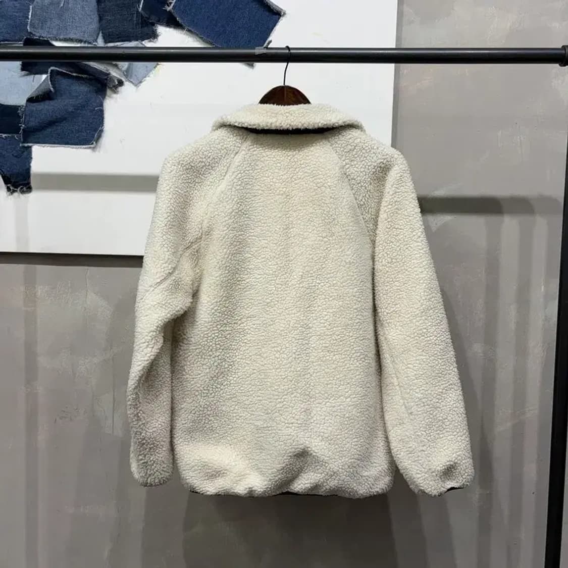 (90) 엘레쎄 캐주얼 양털 뽀글이 후리스 자켓 상품이미지2