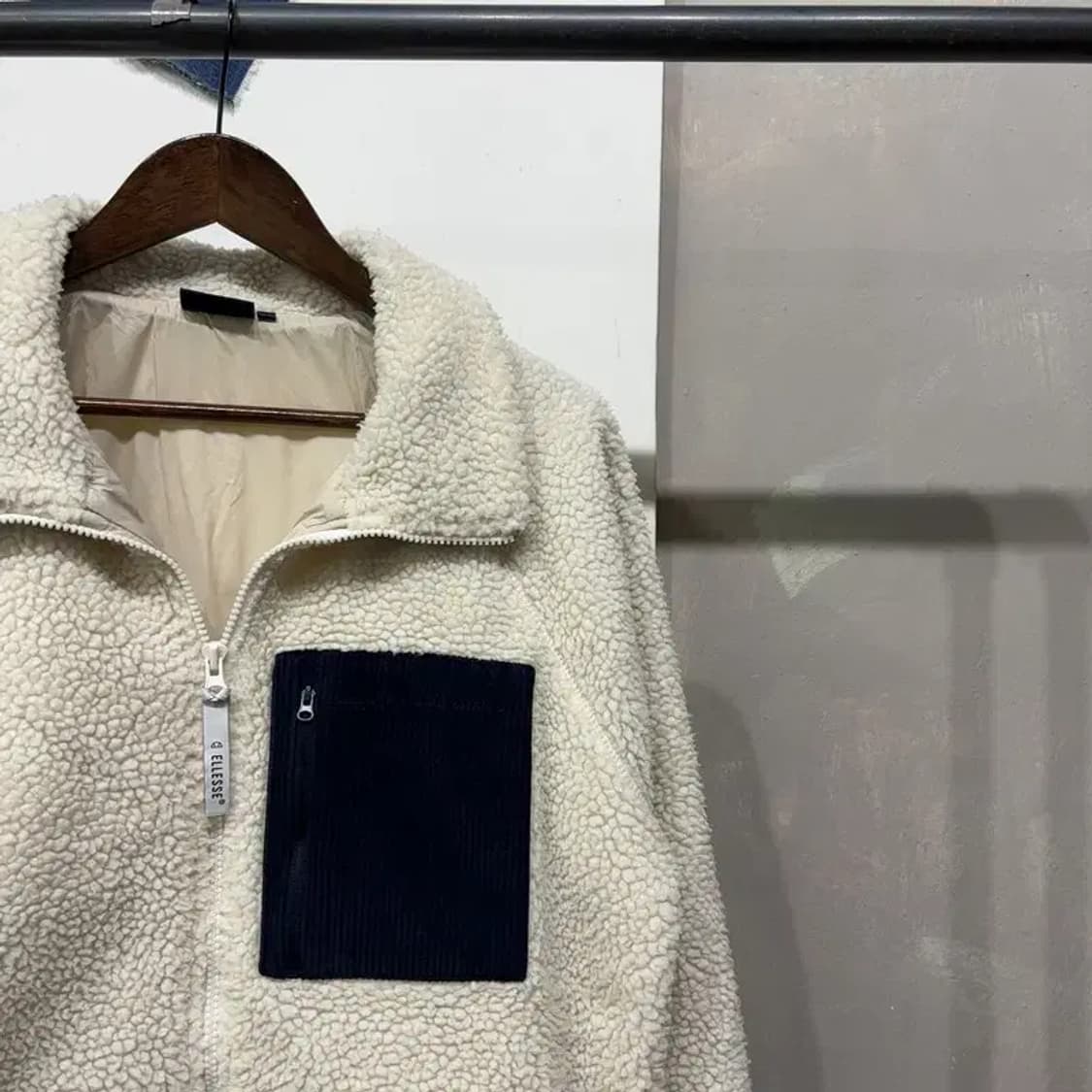(90) 엘레쎄 캐주얼 양털 뽀글이 후리스 자켓 상품이미지3