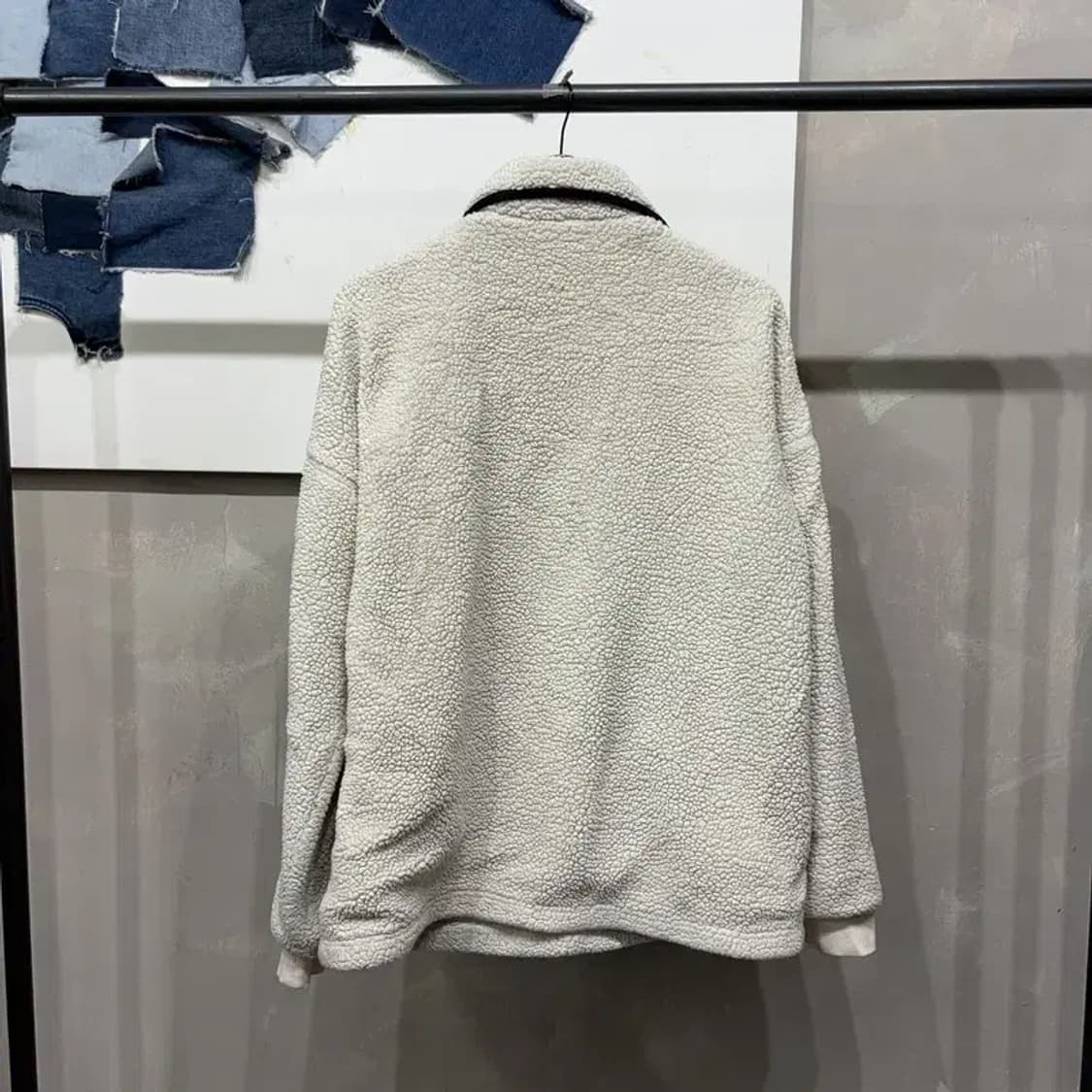 (105) 퓨마 스트릿 캐주얼 양털 뽀글이 후리스 아노락 상품이미지4